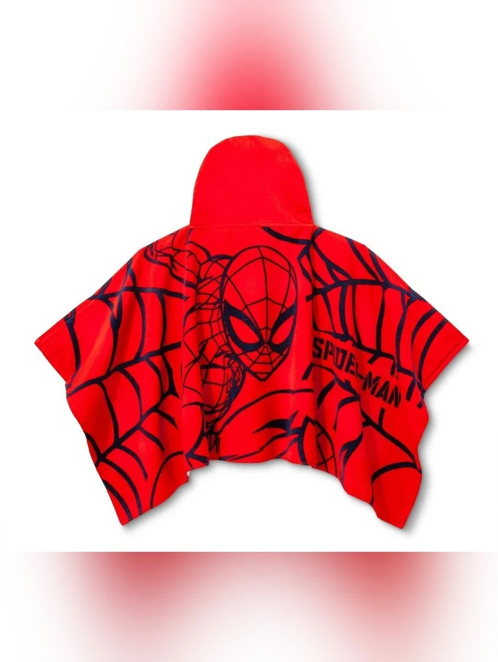 NEW Marvel Spiderman Hooded Towel Wrap 24in x 50in